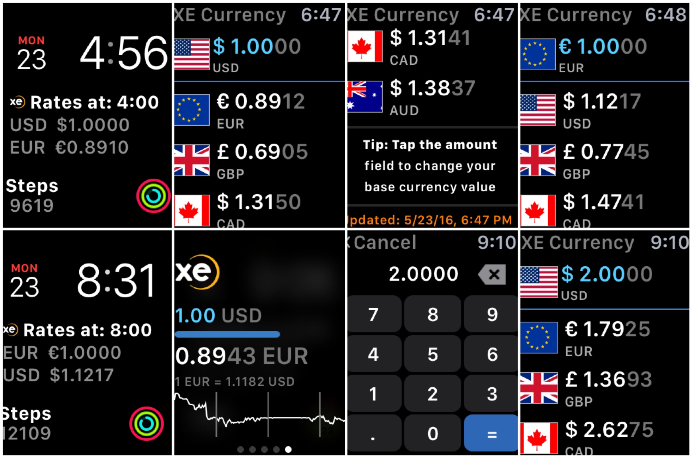 2016 annual historical currency converter