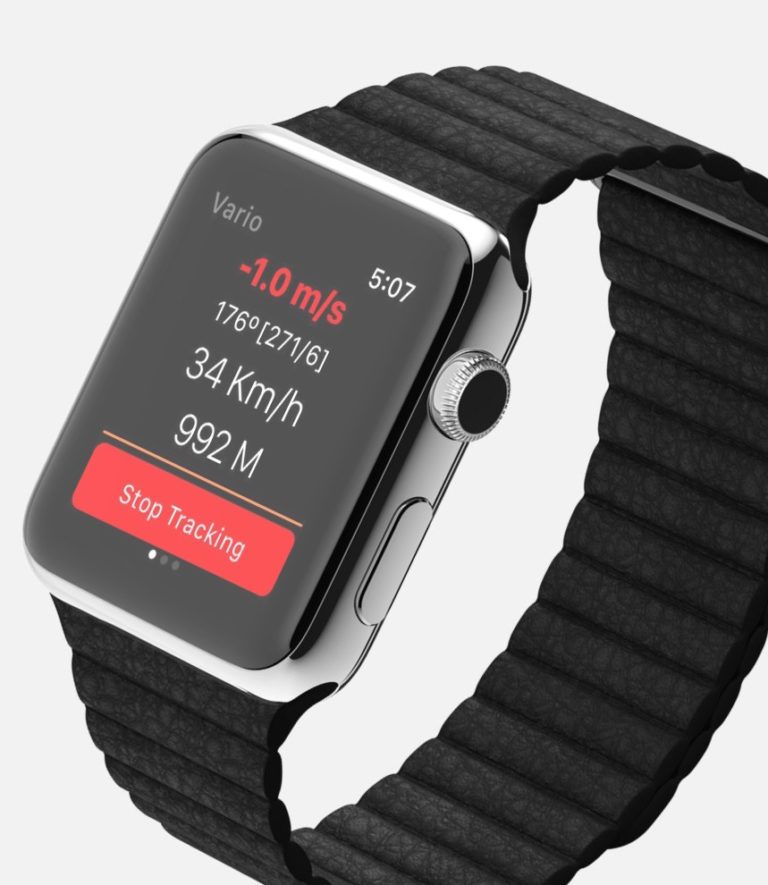 Have a Variometer on Apple Watch with skyVario Watchaware